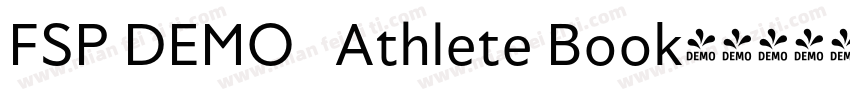 FSP DEMO   Athlete Book字体转换